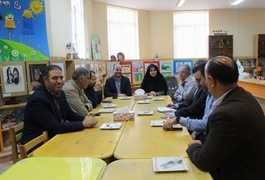 دیدار مدیرکل کانون استان با مسئولین شهرستان ورزقان